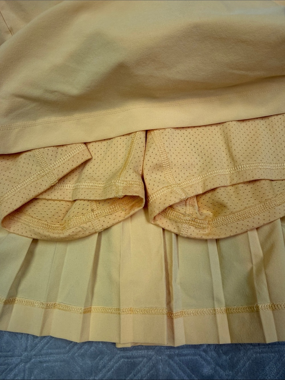 Calia Pleated-Trim Mini Skort with Elastic Waist - Picture 3 of 6